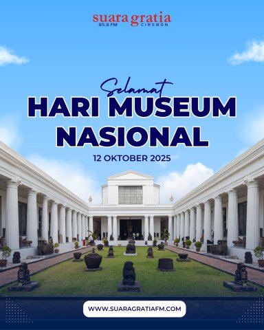 Biru dan Putih Modern Minimalis Hari Museum Nasional Instagram Post (1)
