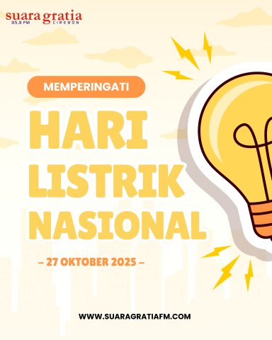 Kuning Ilustrasi Hari Listrik Nasional Kiriman Instagram